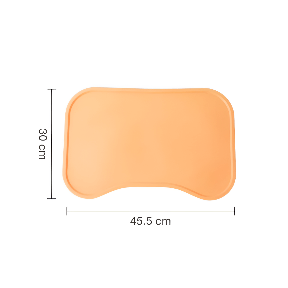 แผ่นซิลิโคนรองจานสัตว์เลี้ยง THAI SUN SPORT รุ่น PET0018-OR สีส้ม